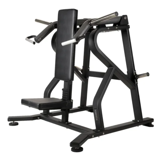 Ergonomische FWX 5400 unilaterale shoulder press van Toorx Professional, belastbaar tot 200 kg, ideaal voor bedrijfsfitness en sportscholen.