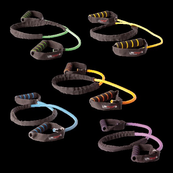 LMX1170 Training tube van Lifemaxx® is ideaal voor groepslessen en fysiotherapie, geschikt voor total body workouts met verstelbare canvas bescherming.