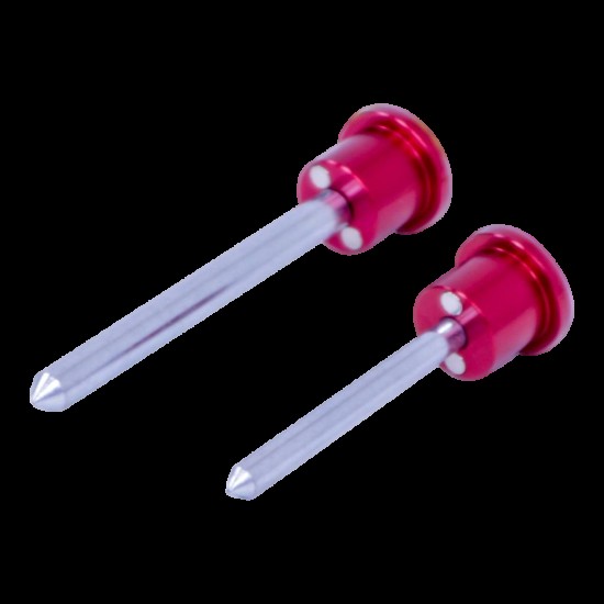 Versterkte stalen Magnetic weight stack pins met geïntegreerde magneten voor extra veiligheid. Beschikbaar in 8mm en 10mm.