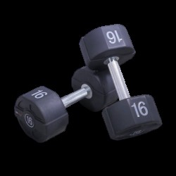 LMX72 Lifemaxx PU dumbbells (1 - 60kg)