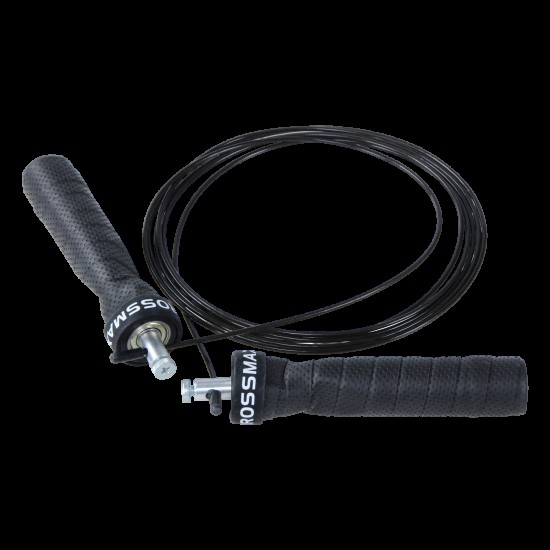 De LMX1292B Crossmaxx® speed rope is ideaal voor functionele trainingen, met een gecoate kabel en gelagerd voor soepele spins, perfect voor commercieel gebruik.