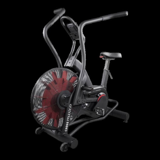 De LMX1750 Crossmaxx® Air Bike PRO is een heavy duty air bike met een groot LCD-scherm, 8 verschillende workouts en geschikt voor commercieel gebruik.