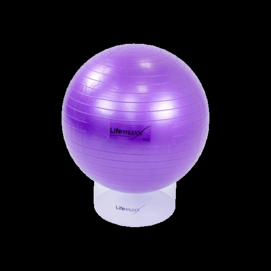 De LMX1100.55 Gymball van Lifemaxx is perfect voor trainingen. Veilig anti-burst, tot 250kg belastbaar, inclusief pomp.