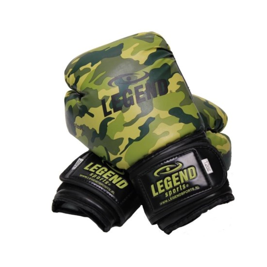 Bokshandschoenen Camo Army powerfit Protect - Maat: 8oz