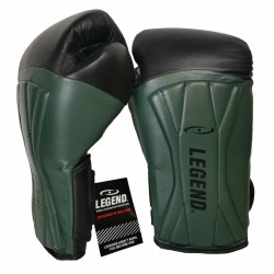 Bokshandschoenen leer Legend Power Special Mat Groen - Maat: 10oz