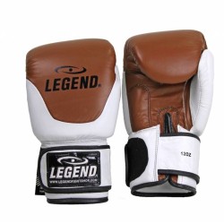 Leren Bokshandschoenen Legend Thai series Bruin - Maat: 10oz