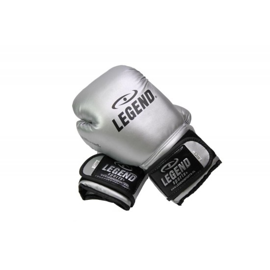 Bokshandschoenen Zilver powerfit & Protect - Maat: 14oz