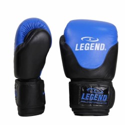 Leren Bokshandschoenen Legend Thai series Blauw - Maat: 10oz