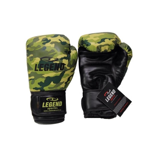 Bokshandschoenen Camo Army powerfit Protect - Maat: 8oz