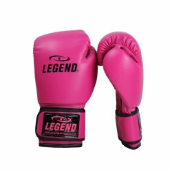 Bokshandschoenen dames roze powerfit Protect - Maat: 16oz