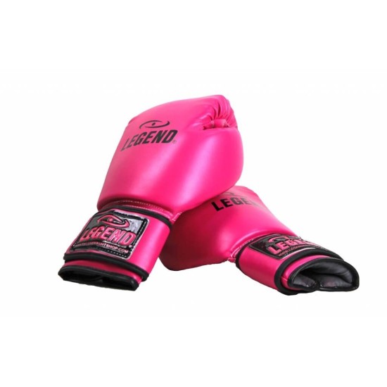 Bokshandschoenen dames roze powerfit Protect - Maat: 8oz