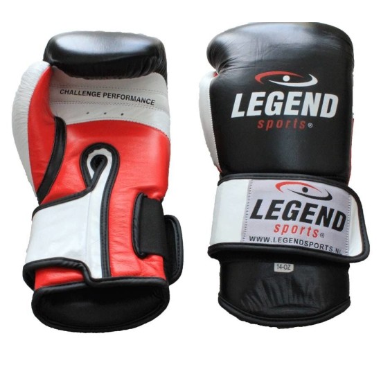 Leren Bokshandschoenen Legend Power - Maat: 16oz