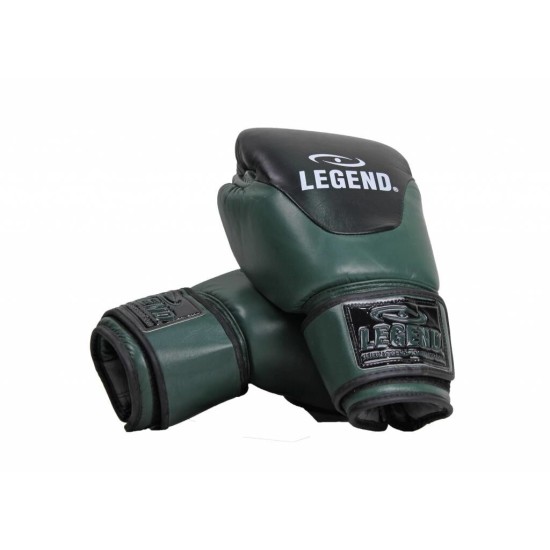 Leren Bokshandschoenen Legend Thai series Army - Maat: 12oz