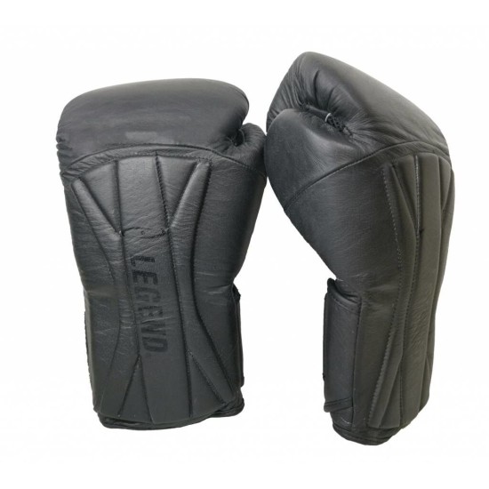 Bokshandschoenen leer Legend Power Special Mat Zwart - Maat: 12oz