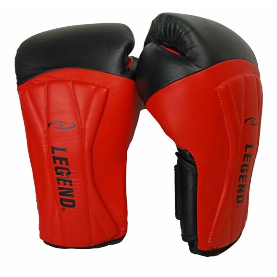 Bokshandschoenen leer Legend Power Special Rood - Maat: 14oz