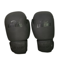 Leren Bokshandschoenen LegendPadding Mat Zwart - Maat: 10oz