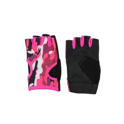 Fitness handschoenen dames Easy Drifit Camo Roze