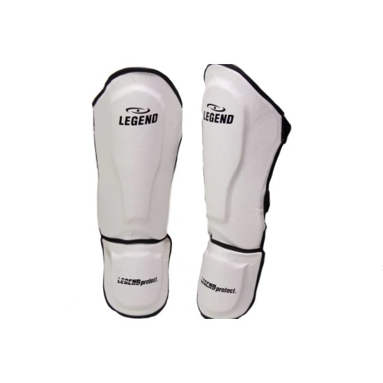 Scheenbeschermers kickboksen Legend Best Wit - Maat: L