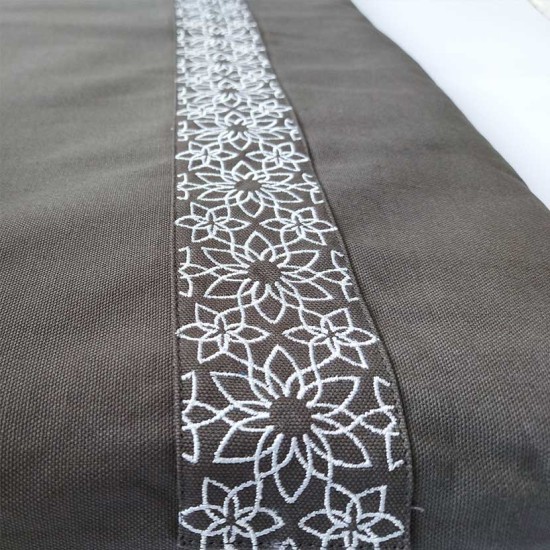 Meditatieset met  Kussen Zafu Maan Grijs