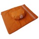 Meditatieset met  Kussen Halve Maan Oranje